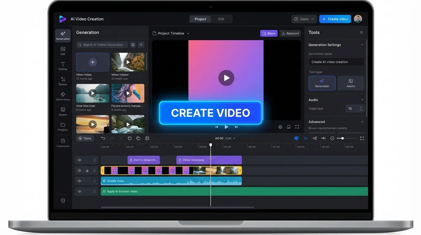 AI generated video preview